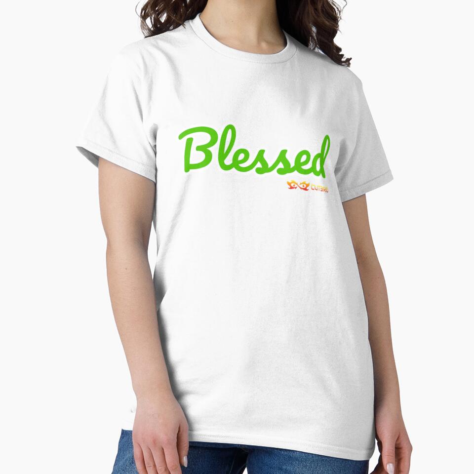 Blessed by CUT3RD green by CUT3RD OFFICIAL STORE