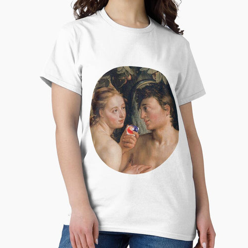 Adam and Eve eating the forbidden snack - Circular by CarrDesigns