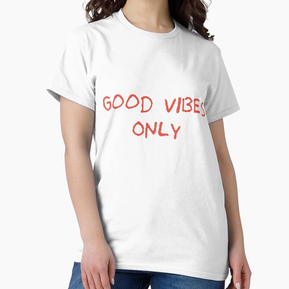 Good Vibes Only — Bold Red Handwritten by Limited Edition by Playitcool
