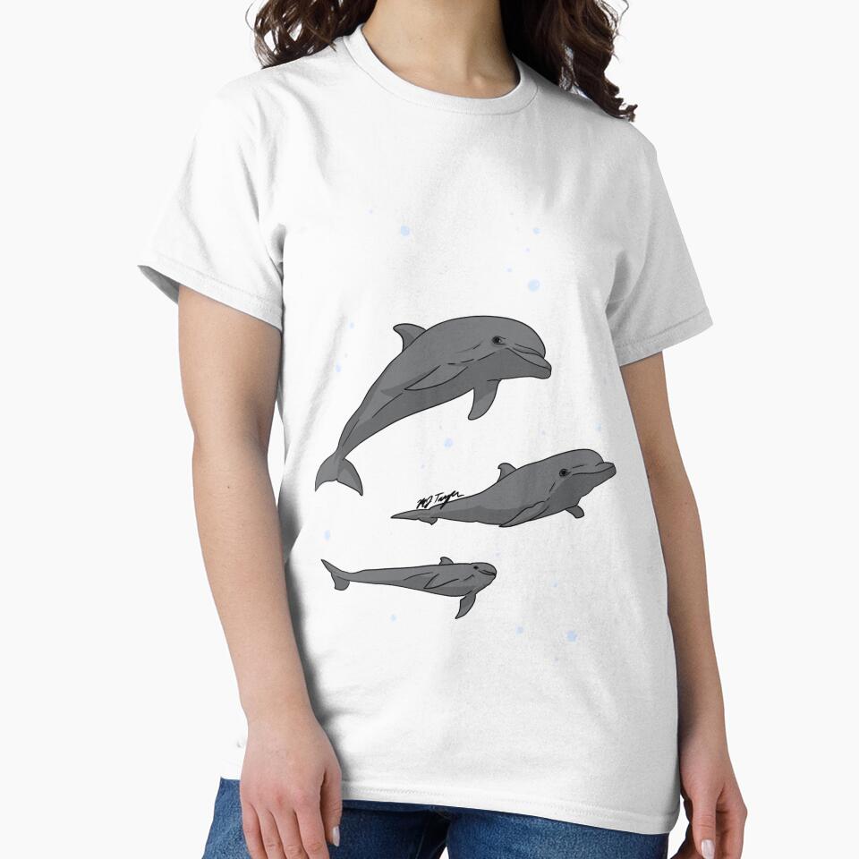 Dolphin Pod by mj-illustrates