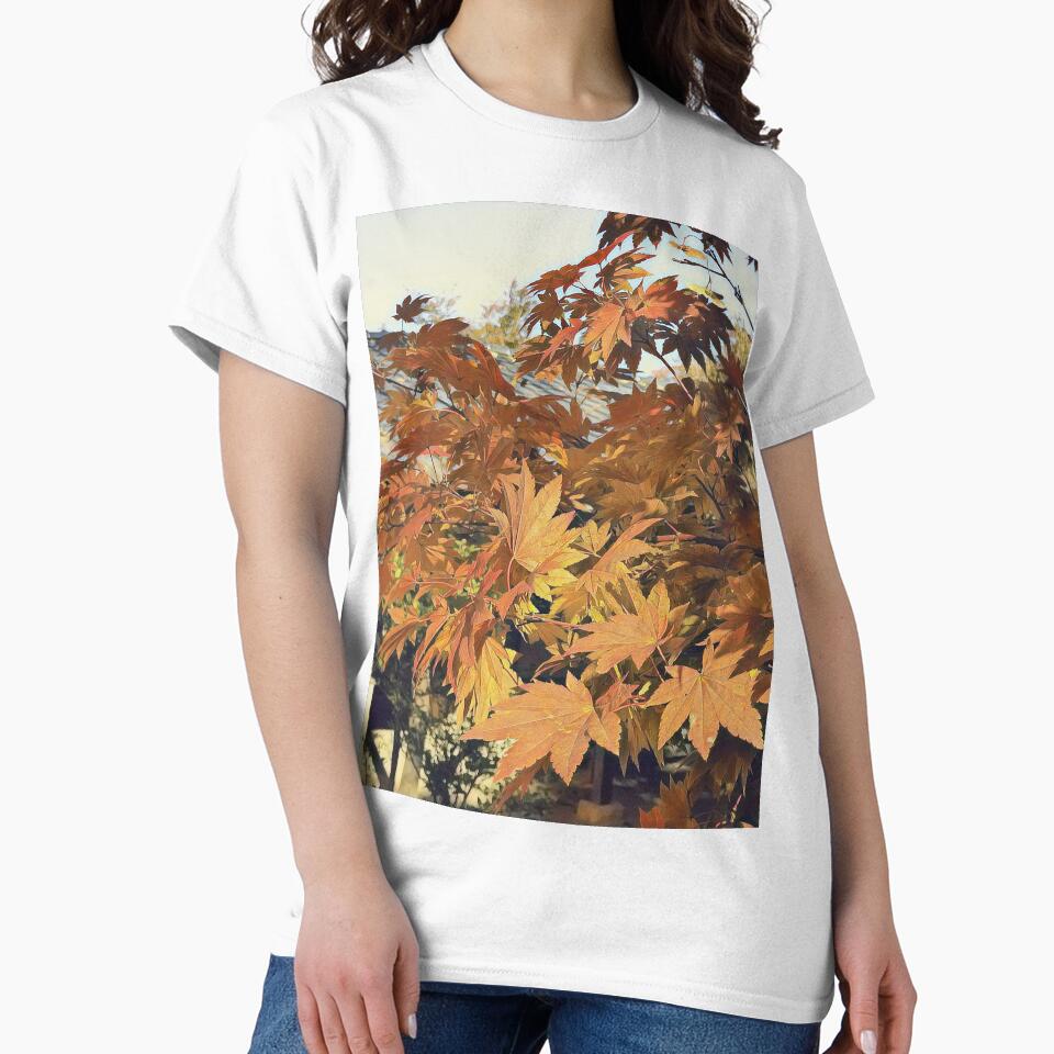 Red and Orange Autumn Leaves Design by jaguarcliff