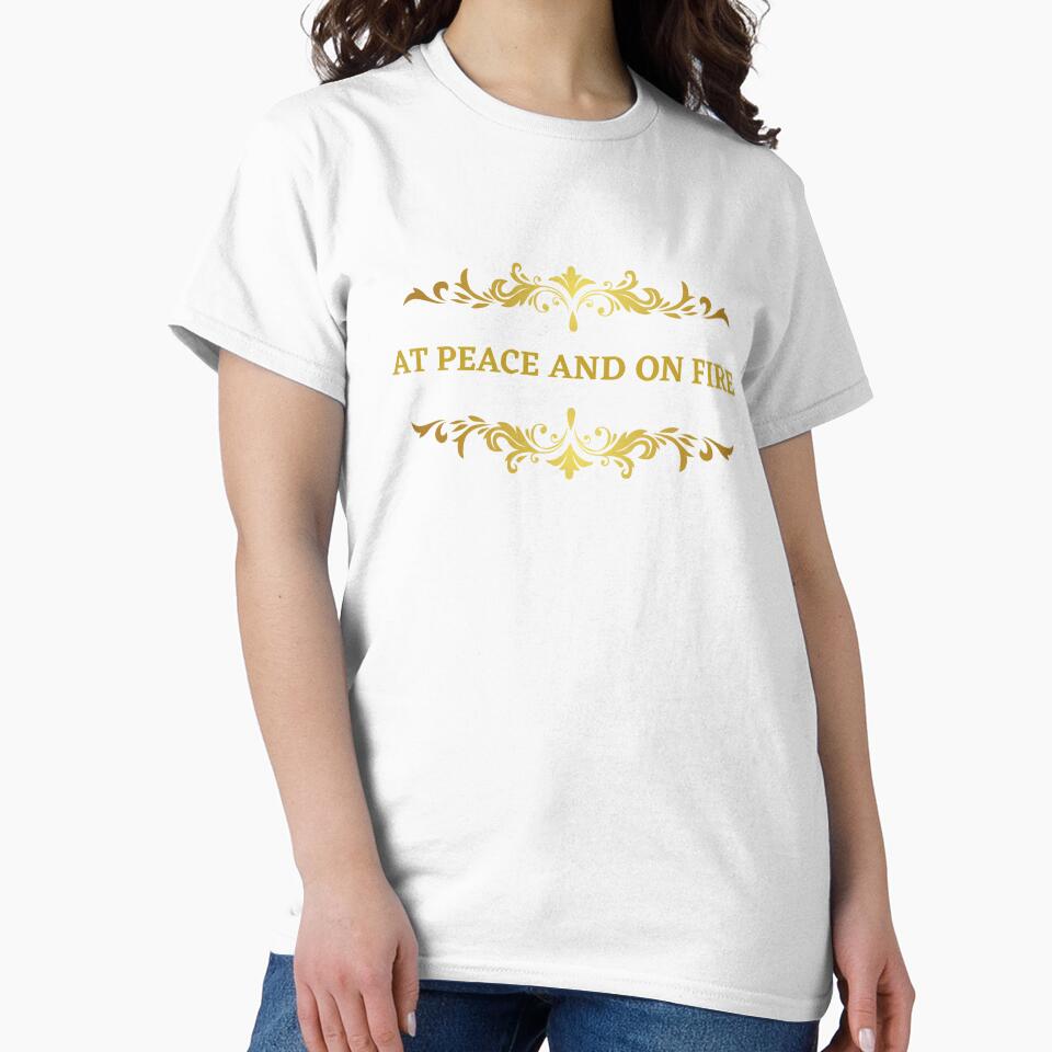 GOLDEN AT PEACE AND ON FIRE by FreshSqueezedCo