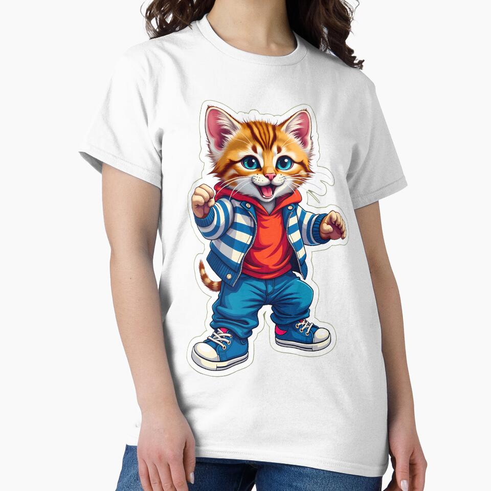 Cool Cat in Urban Outfit by ZykeArt