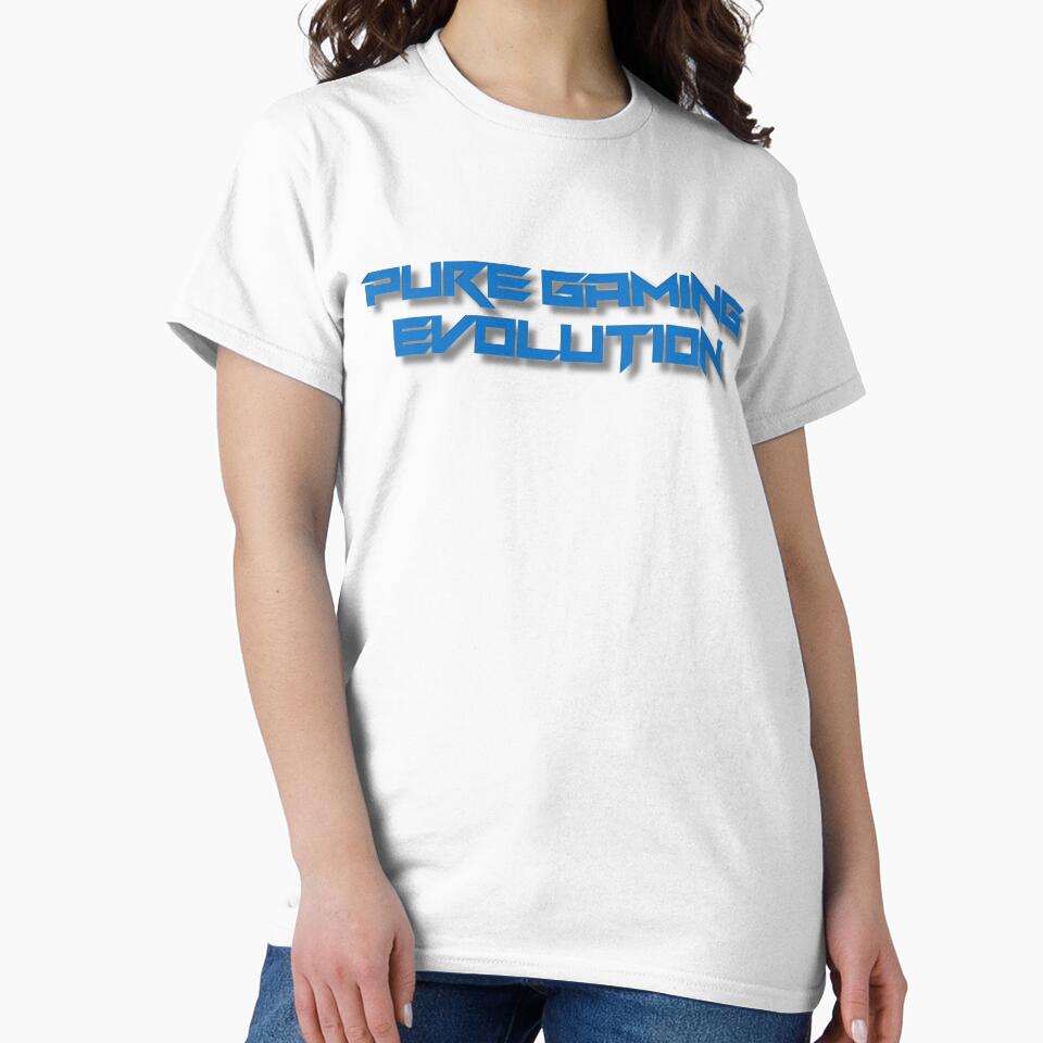 Pure Gaming Evolution Logo Text Style by CMP-Tees