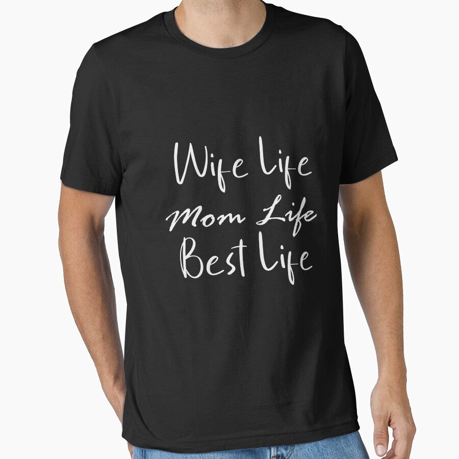 Wife Life Mom Life Best Life / Christmas Gift for Wife, Mothers Day Gift, Cute Family Gift Idea for Mom,  Siblings by souknou