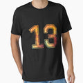 13 Lucky Number Sports Team Low Poly Year Age 13th Birthday by Best Tees