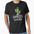 Gansta Teacha Teacher T-Shirt Gangster Cactus Stick School by 14thFloor