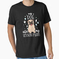 My Dog Ate My Lesson Plans Teacher T-Shirt Pug Homework by 14thFloor