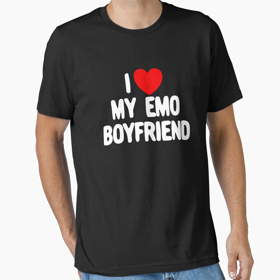 I Love My Emo Boyfriend Red Heart I Love My Emo Boyfriend Gear by DynamicDesign