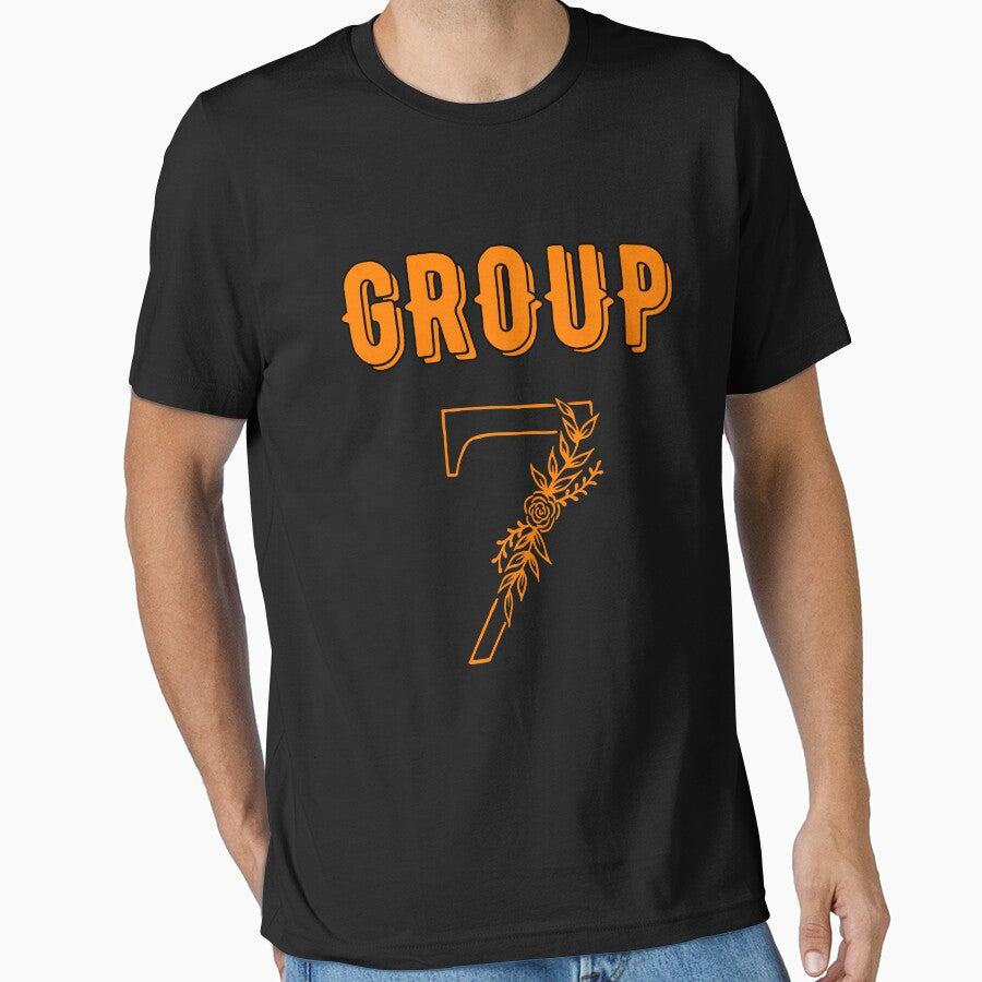 Proud Group 7 Member Funny floral seven Meme by biomood