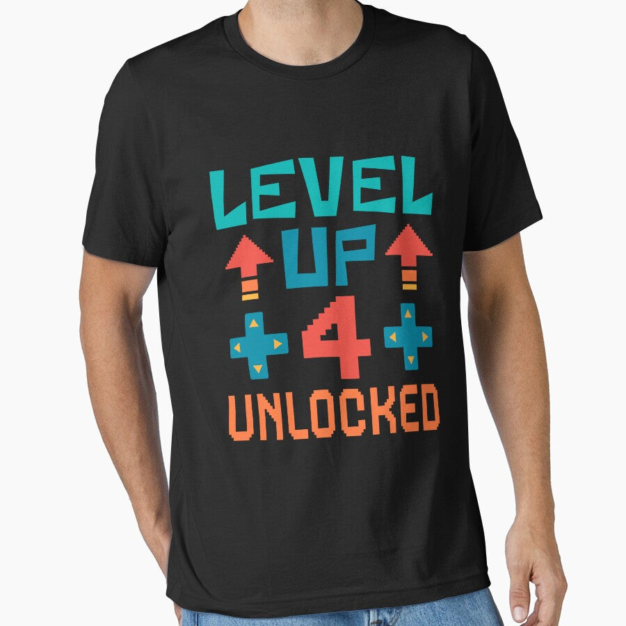 Level Up, 4 Unlocked. Retro by ACC