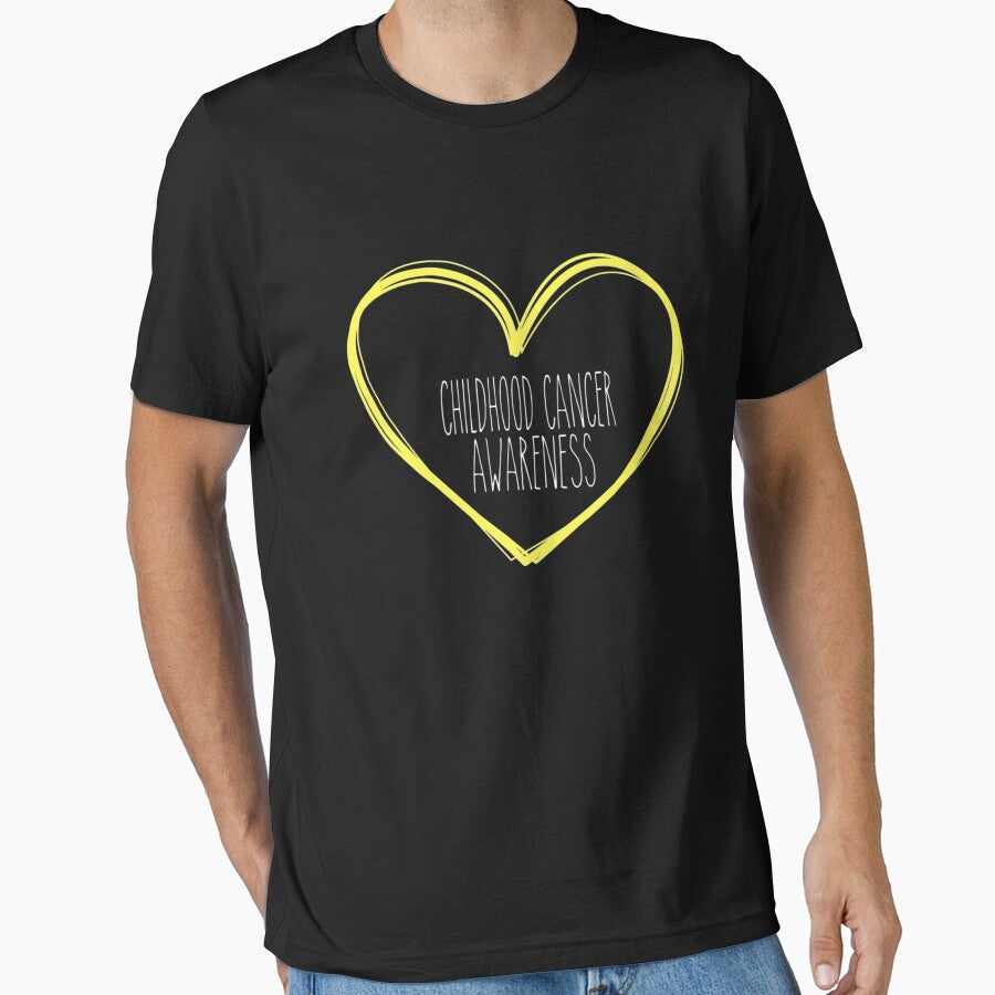 Childhood Cancer Awareness Heart Support by alliancepowerfu