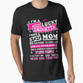 I'm Lucky Daughter Of Crazy Mom Funny Gift For Daughter From Mother, Gift For StepDaughter  from StepMom by IonelHm
