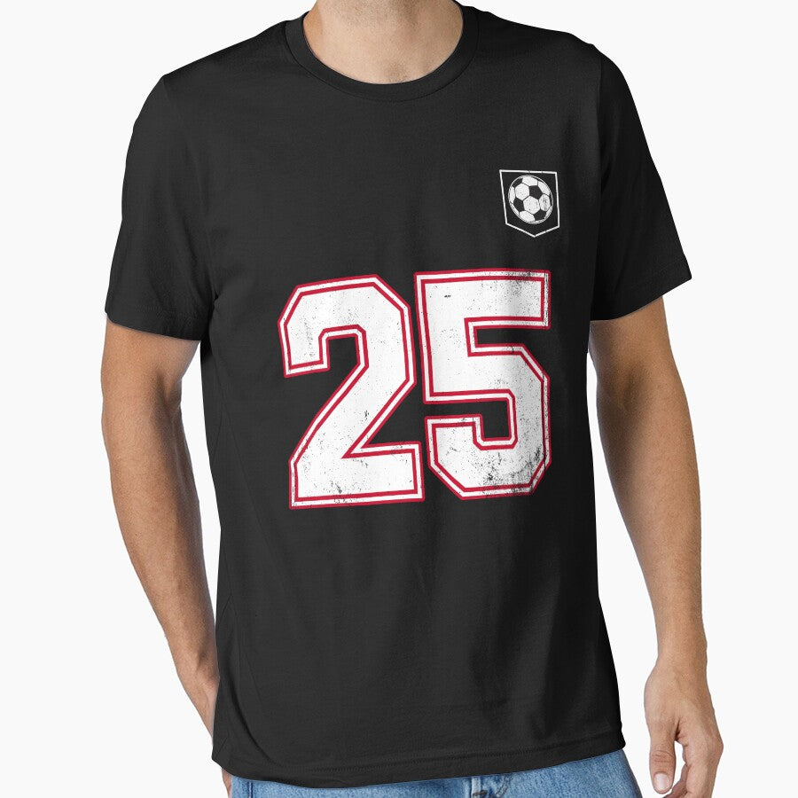 Soccer player Jersey number 25 Soccer Fans by BernoNickel