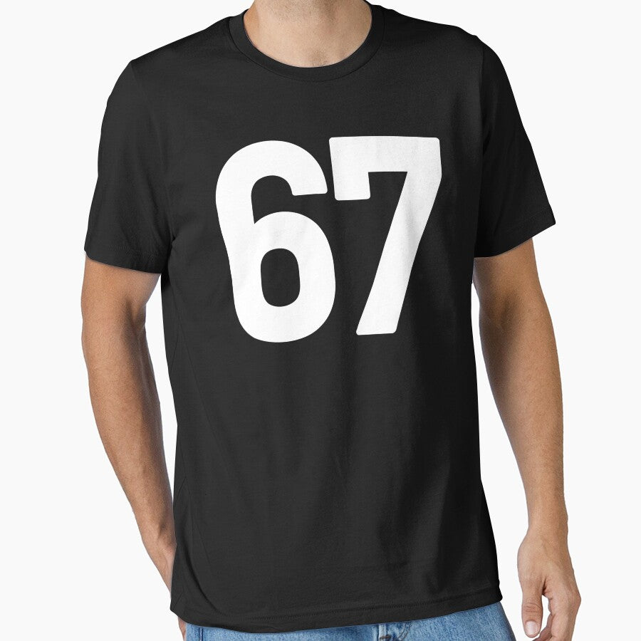 Bold Number 67 Minimalist by Digital Art Works  Hub