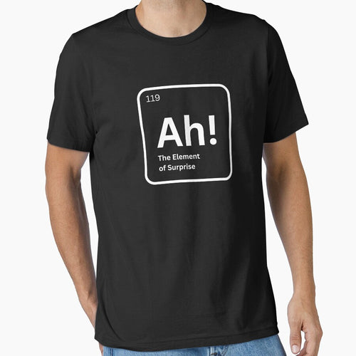 Ah The Element of Surprise Funny Chemistry Science Humor by artprintschabab