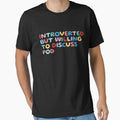 Copy of Introverted but willing to discuss pod, funny sarcastic by wittyprinttop