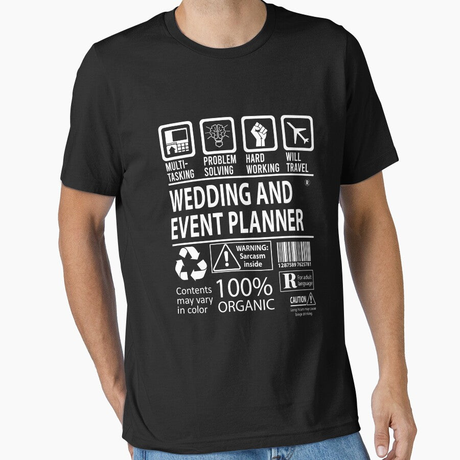 Wedding And Event Planner T Shirt - Multitasking Job Gift Item Tee by lawkeira11