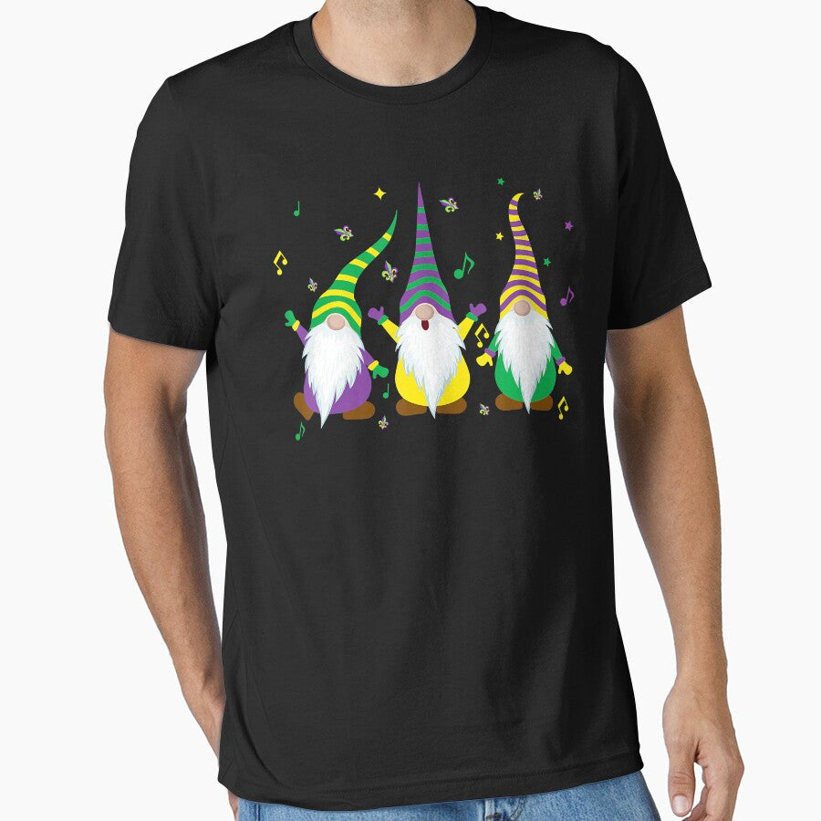 Mardi Gras Gnomes Mask Funny Festival Party Lover by JodyBoling