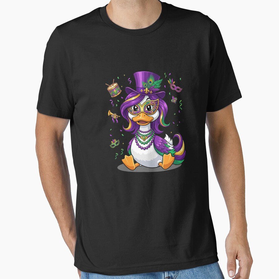 Mardi Gras Duck Festive Celebration by CORJIDOG-ART