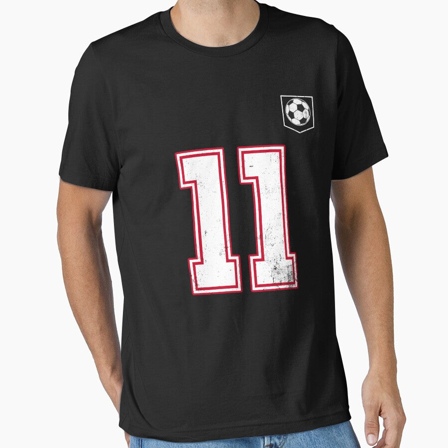 Soccer player Jersey number 11 Soccer Fans by BernoNickel
