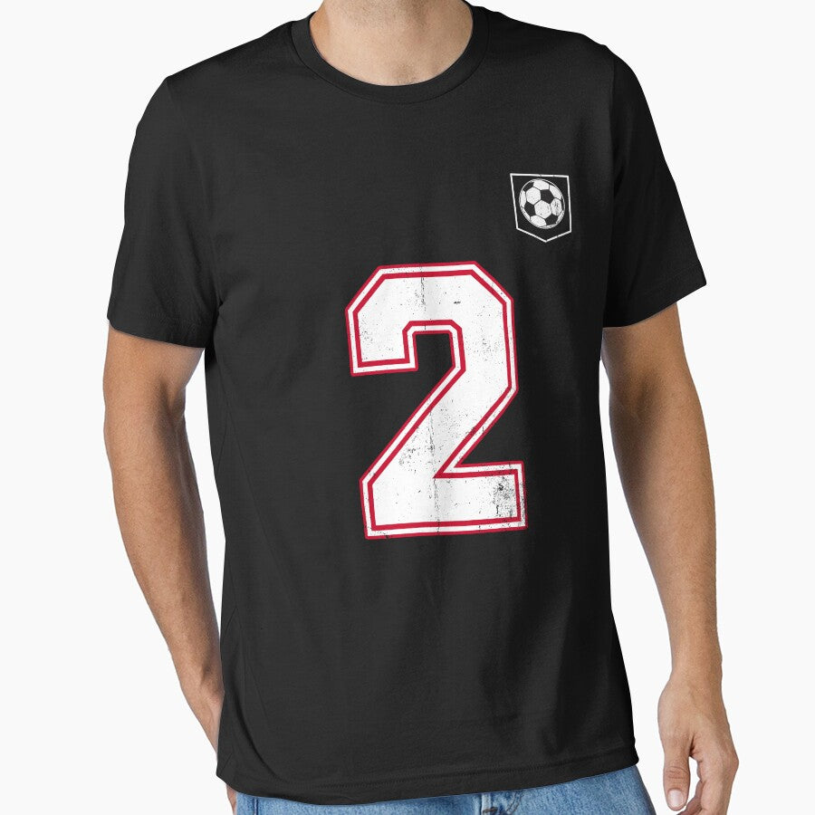 Copy of Soccer player Jersey number 2 Soccer Fans by BernoNickel
