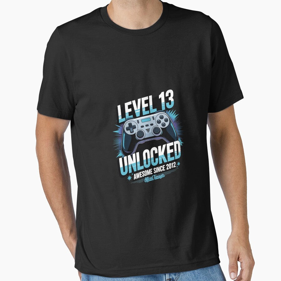 Level 13 Unlocked Awesome Since 2012 13th Birthday Gaming by EllinoKlemo