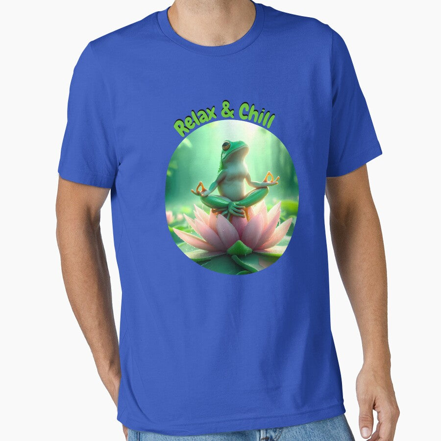 Relax & Chill Frosch in Lotus 2 by Toms Tee