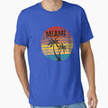 Miami Retro Sunset w/ Skyline by StudioFourty2