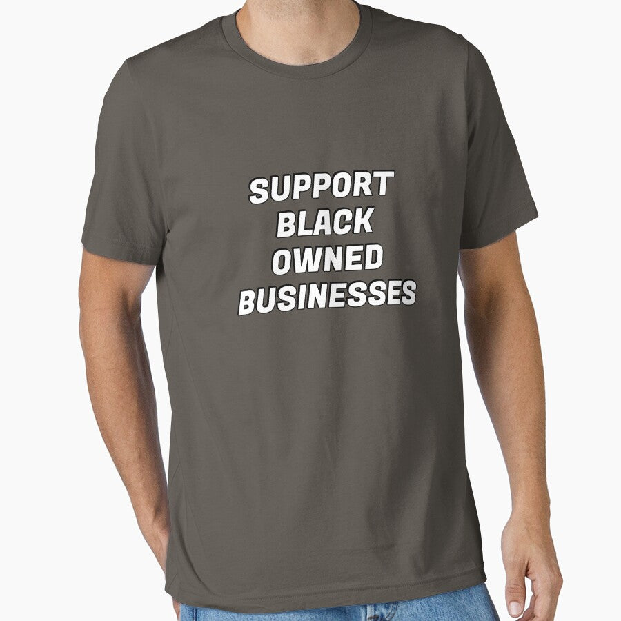 Support black owned businesses - black business month by Inspirationmotivation