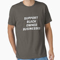 Support black owned businesses - black business month by Inspirationmotivation