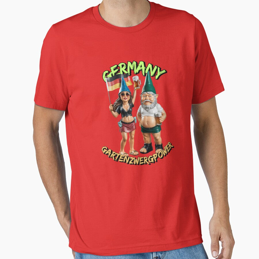 Garden Gnome goes EM - Garden Gnome Power 5 by Toms Tee