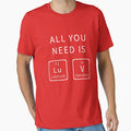 All You Need Is Luv Periodic Elements Chemistry Valentine by samer11