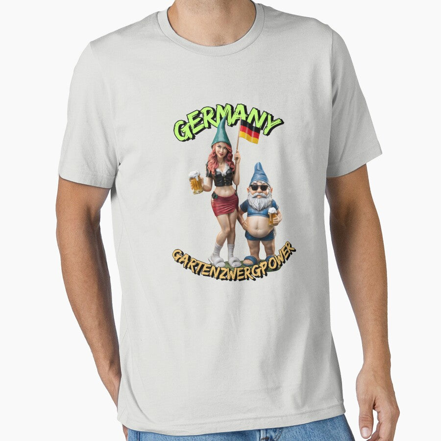 Garden Gnome goes EM - Garden Gnome Power 12 by Toms Tee