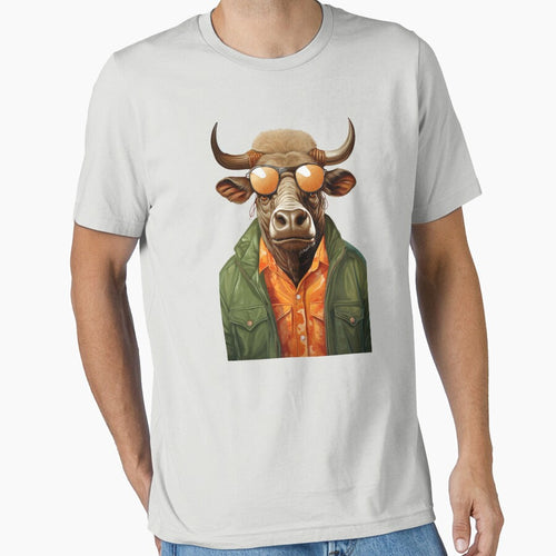 African bison stylish by Toms Tee