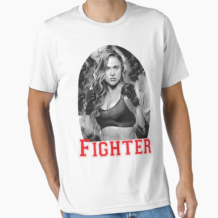 Fighter - Ronda Rousey Classy Art by Clothesify