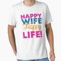 Happy wife by Toms Tee