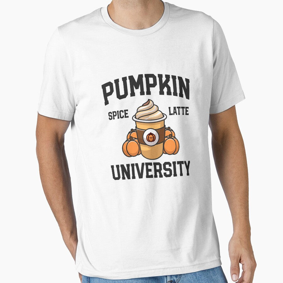 Pumpkin Spice Latte University Vintage Retro 60s 70s Fall by 14thFloor