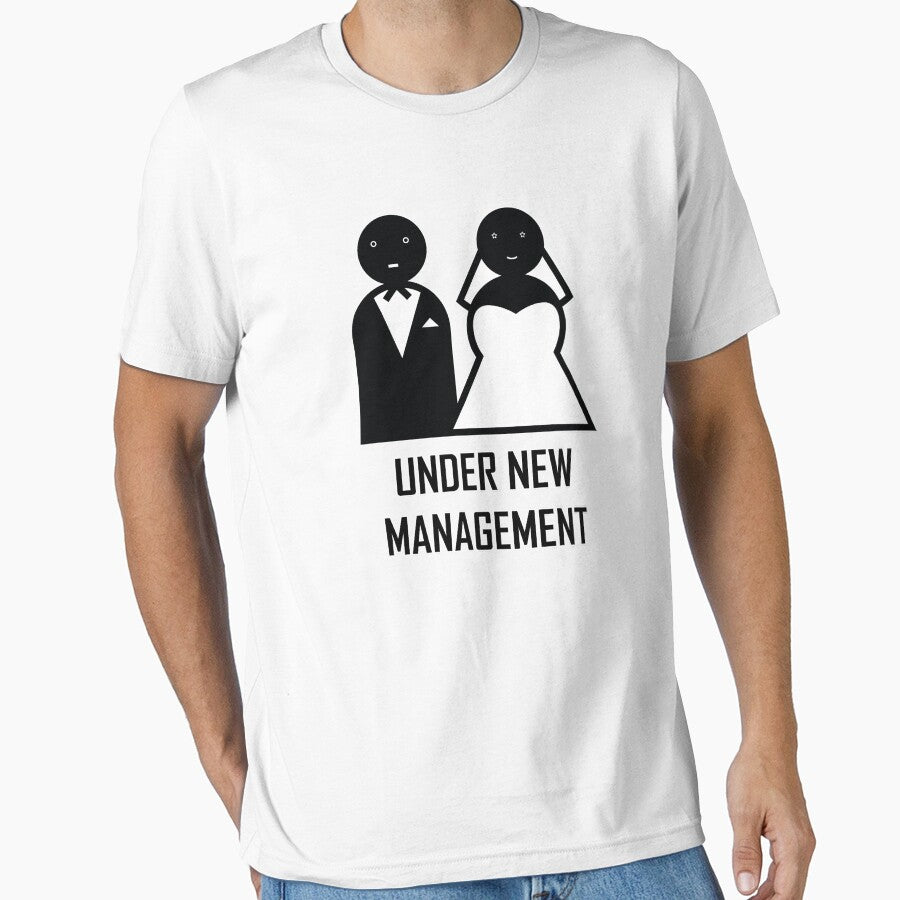 Under New Management. Married. Wedding Gift for the groom by Mia-Kara