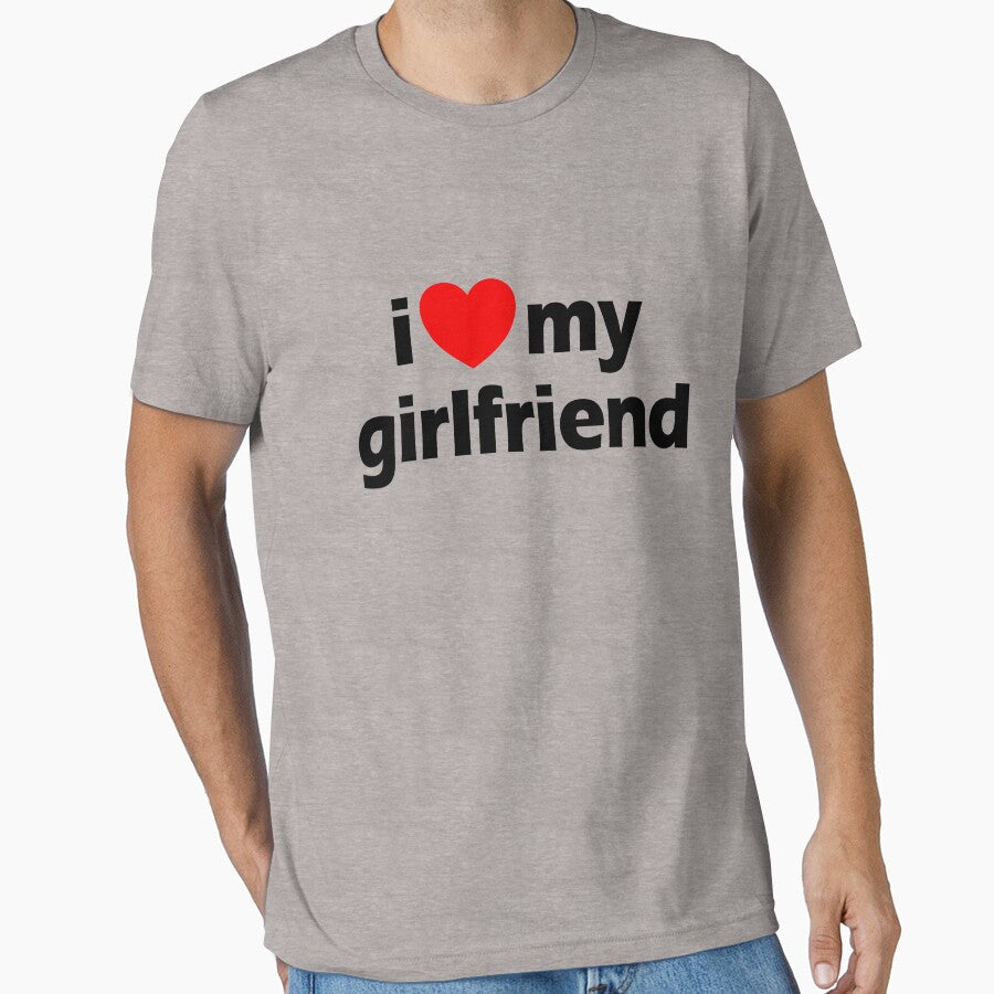 I Love My Girlfriend Heart Hot Girlfriend Love My Girlfriend Gear by DynamicDesign
