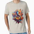 Copy of Ganesha pop art white background Holi festival by Toms Tee