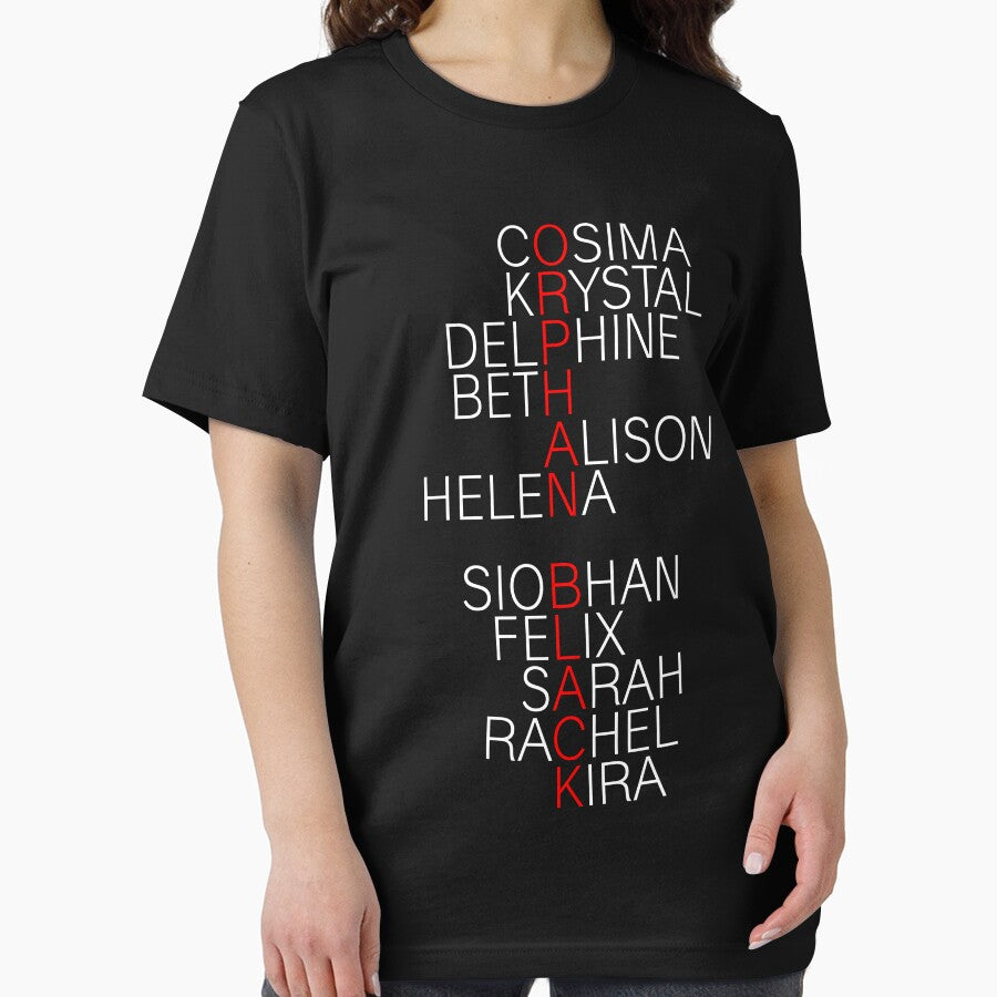 Orphan Black - names (white) by shadoboxer