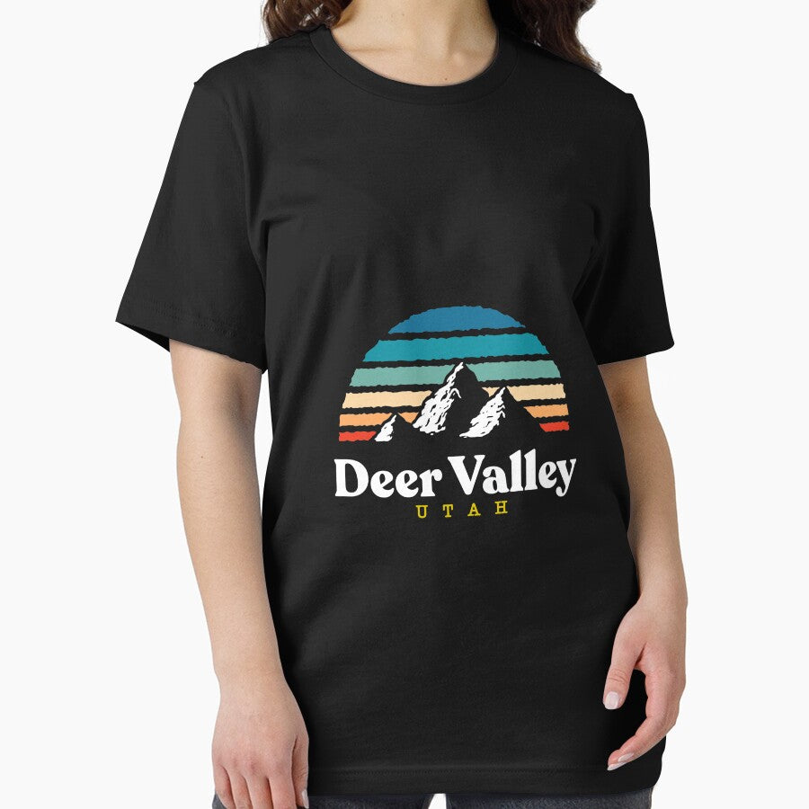Deer Valley Utah Usa Ski Resort 1980S Retro by llcockroge
