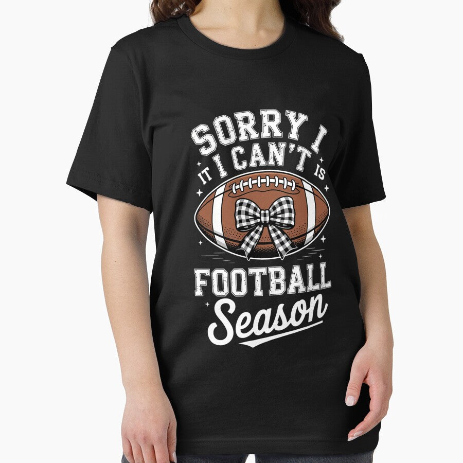 Sorry I Can't It's Football Season Coquette Mama Game Day 5 by THagBlue