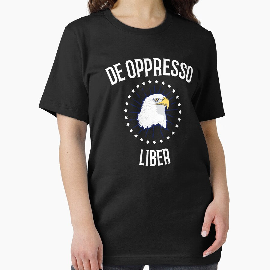 American Patriot De Oppresso Liber Bald Eagle print by jakehughes2015