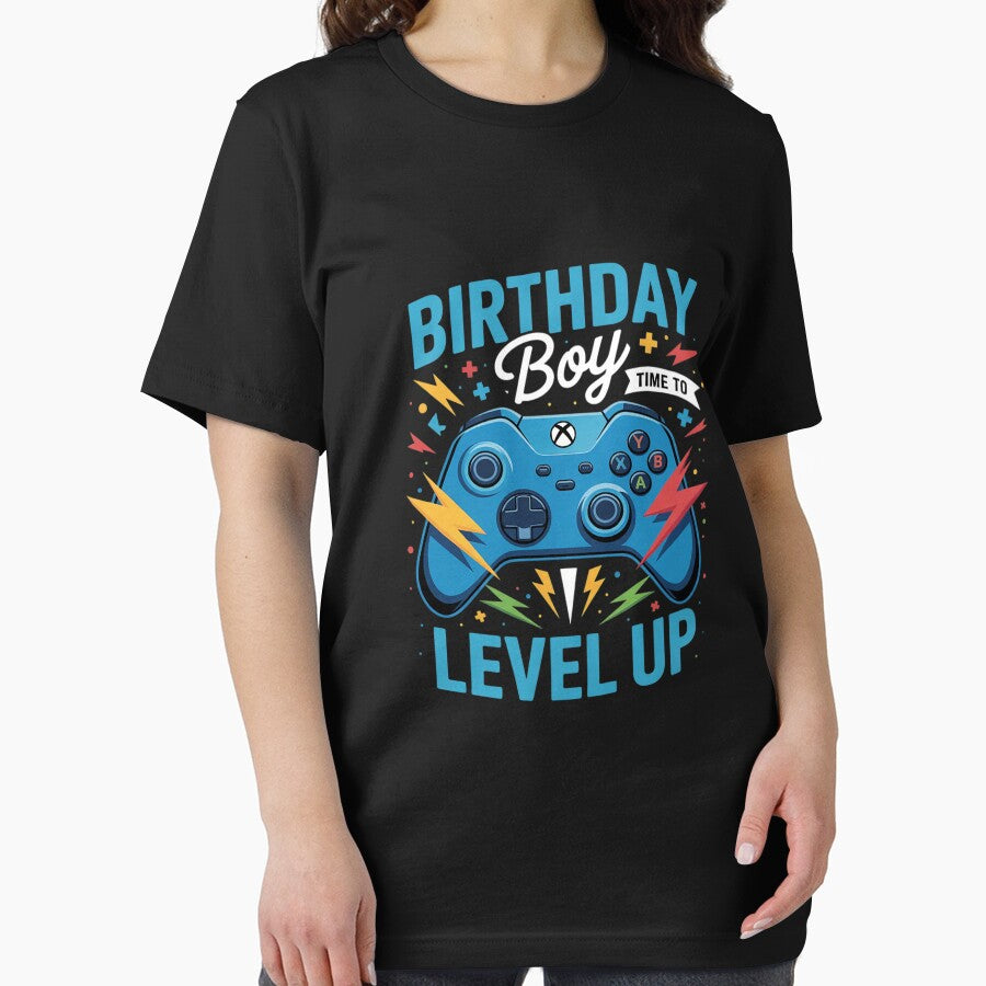Birthday Boy Time to Level Up Video Game Birthday Gamer Boys by KonstanKoraner