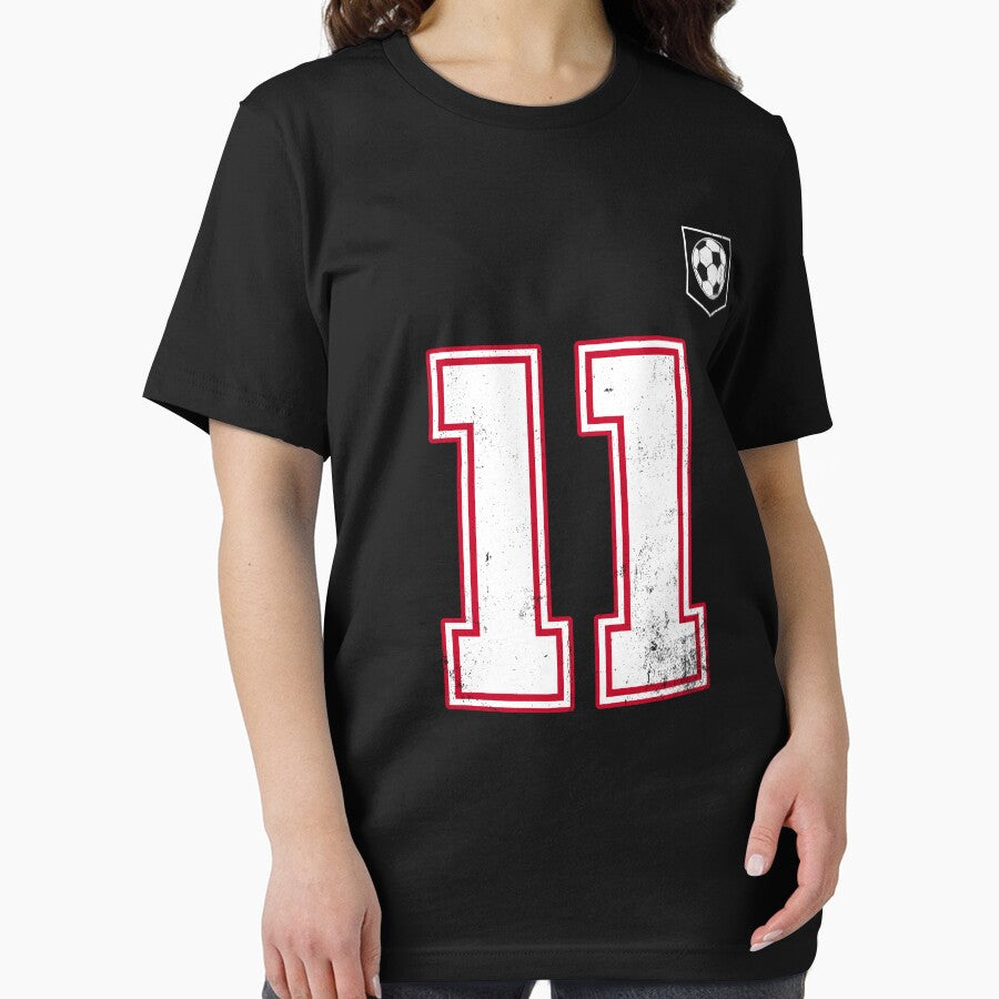 Soccer player Jersey number 11 Soccer Fans by BernoNickel