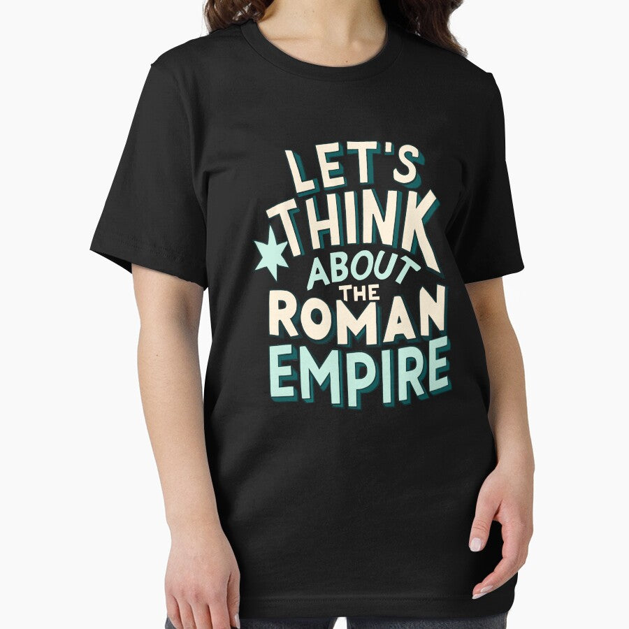let's think about the roman empire - wonky text design by EmeraldeaArt