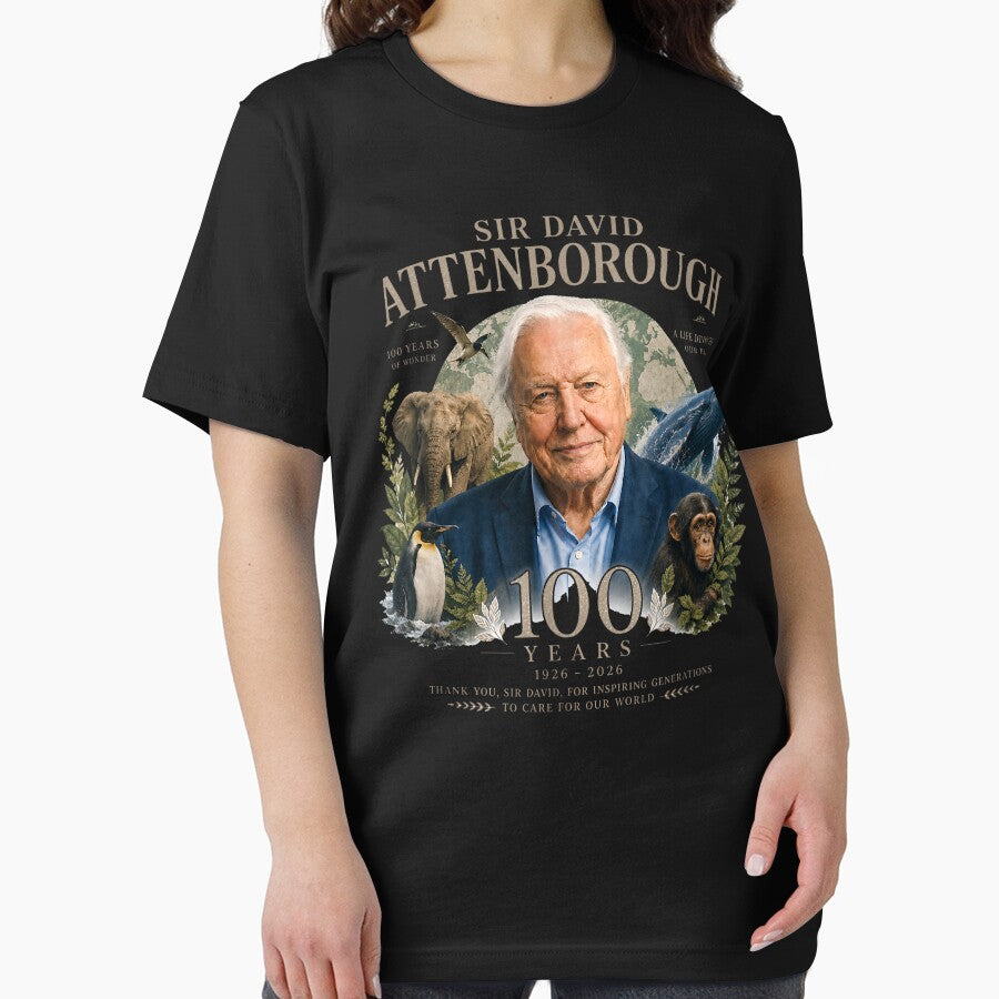 Sir David Attenborough 100 Years Birthday Wildlife Nature Legend by phoebelevine
