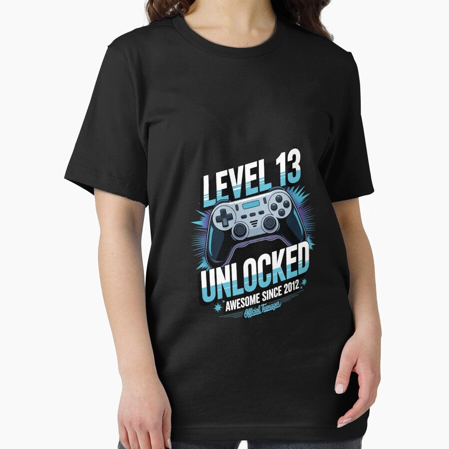 Level 13 Unlocked Awesome Since 2012 13th Birthday Gaming by EllinoKlemo
